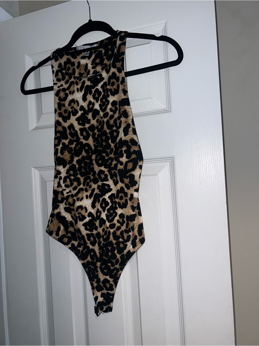 Leopard print body suit NWT